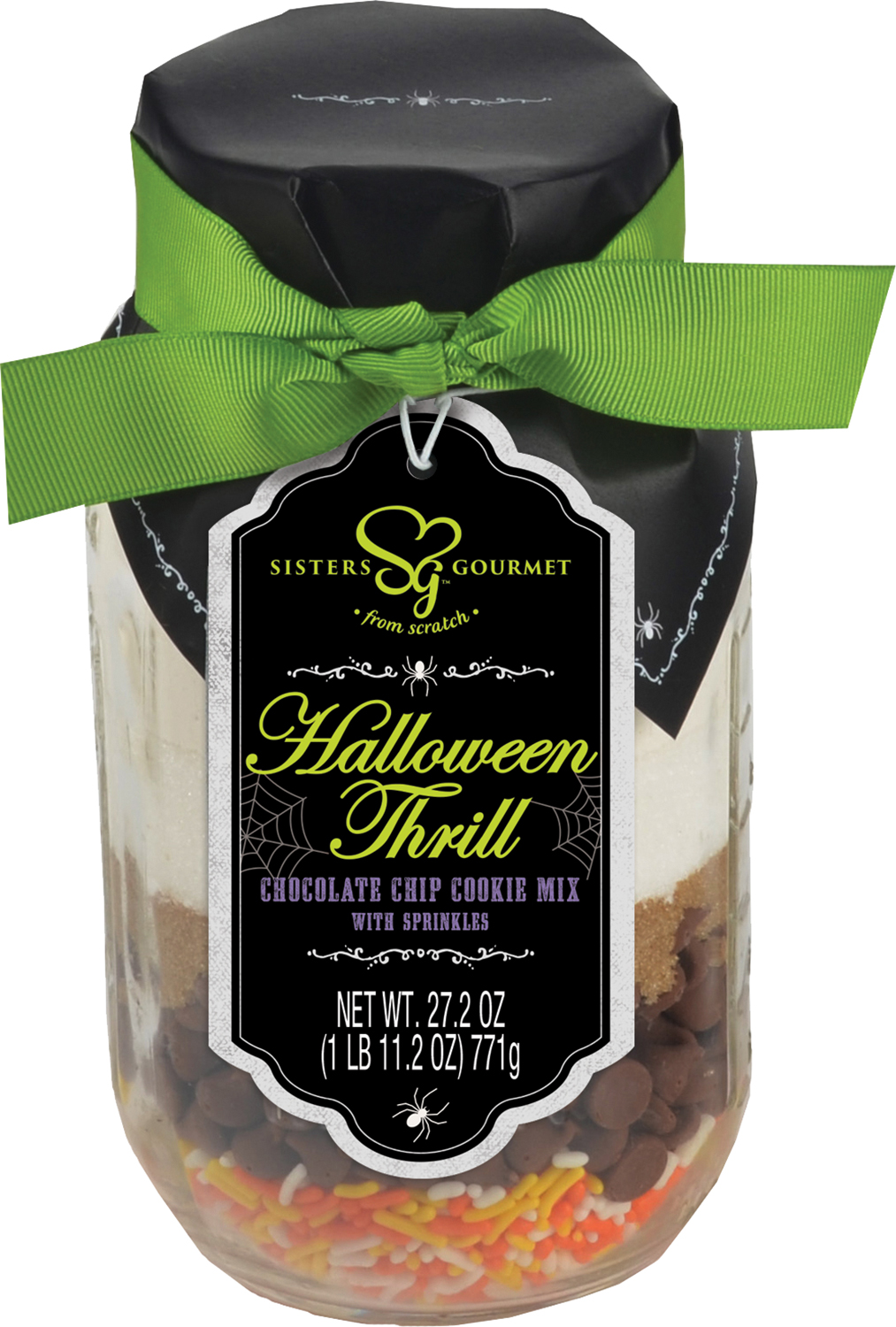 Halloween Cookie Jar Mix {Great For Gifting!} - Fearless Dining