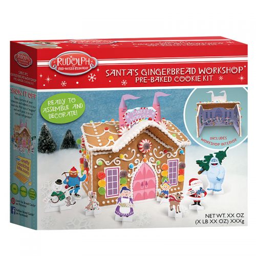 Rudolph the Red-Nosed Reindeer® Santa’s Workshop Gingerbread Cookie Kit ...